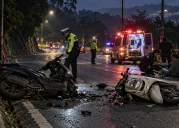 Diduga Balap Liar Pengendara Motor Tewas dalam Kecelakaan di Puncak Bogor