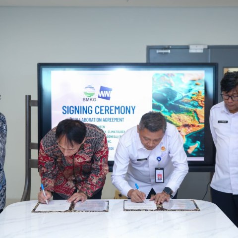 BMKG dan Weathernews Kembangkan Prediksi Hujan Berbasis AI