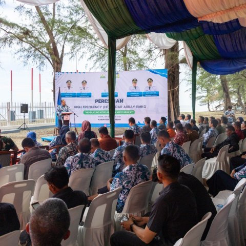 BMKG Resmikan HF Radar di Aceh Besar untuk Pantau Laut dan Perkuat Mitigasi Bencana